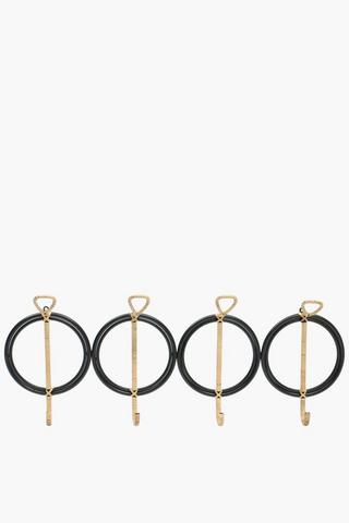 Rattan Circle Hooks, 60cm