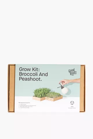 Microgreens Grow Kit : Broccoli And Peashoot
