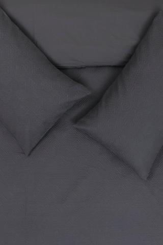 Soft Touch Embossed Geometrical Duvet Cover Set