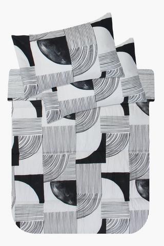 Soft Touch Printed Urban Shapes Comforter Set