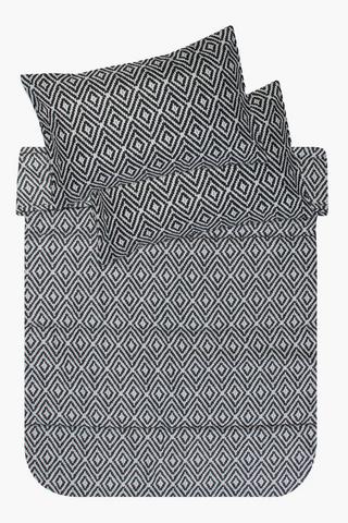 Soft Touch Printed Rustic Geometric Comforter Set