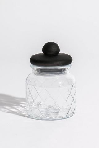 Glass Storage Jar With Lid