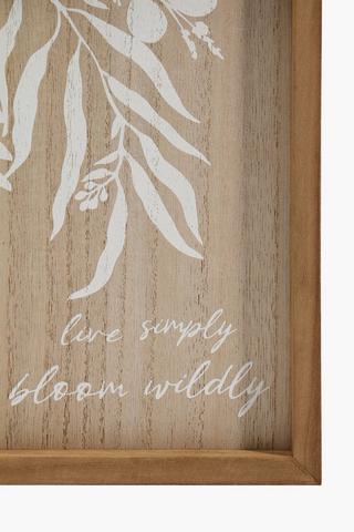 Love Bloom Hanging Sign, 20x25cm