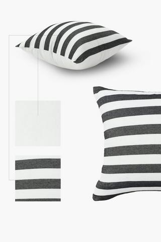 Textured Stripe Scatter Cushion, 45x45cm