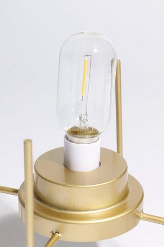 Ribbed Glass Led Lamp