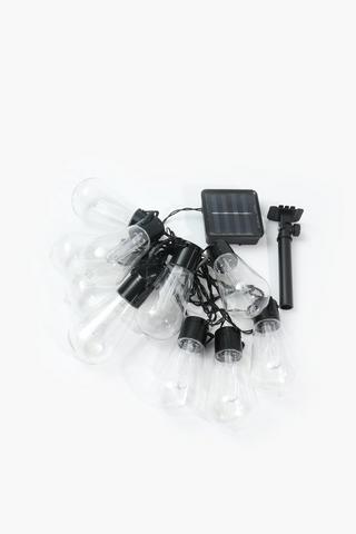 Solar String Bulb Lights, 2m