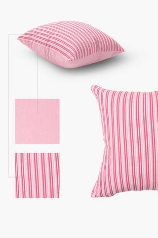 Textured Stripe Scatter Cushion, 45x45cm