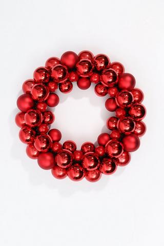 Bauble Hanging Wreath, 35cm