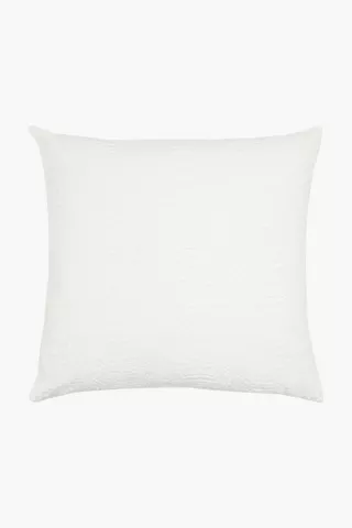 Tufted Cotton Wave Scatter Cushion, 60x60cm