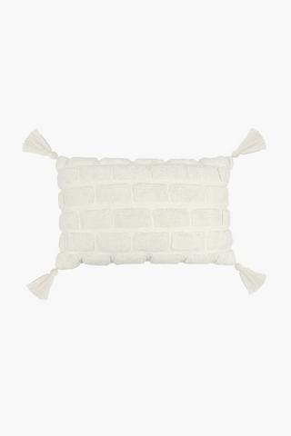 Textured Bricks Scatter Cushion, 40x60cm