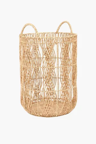 Rustic Hand Weave Laundry Basket