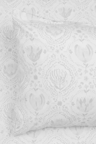 Soft Touch Protea Floral Standard Pillowcase