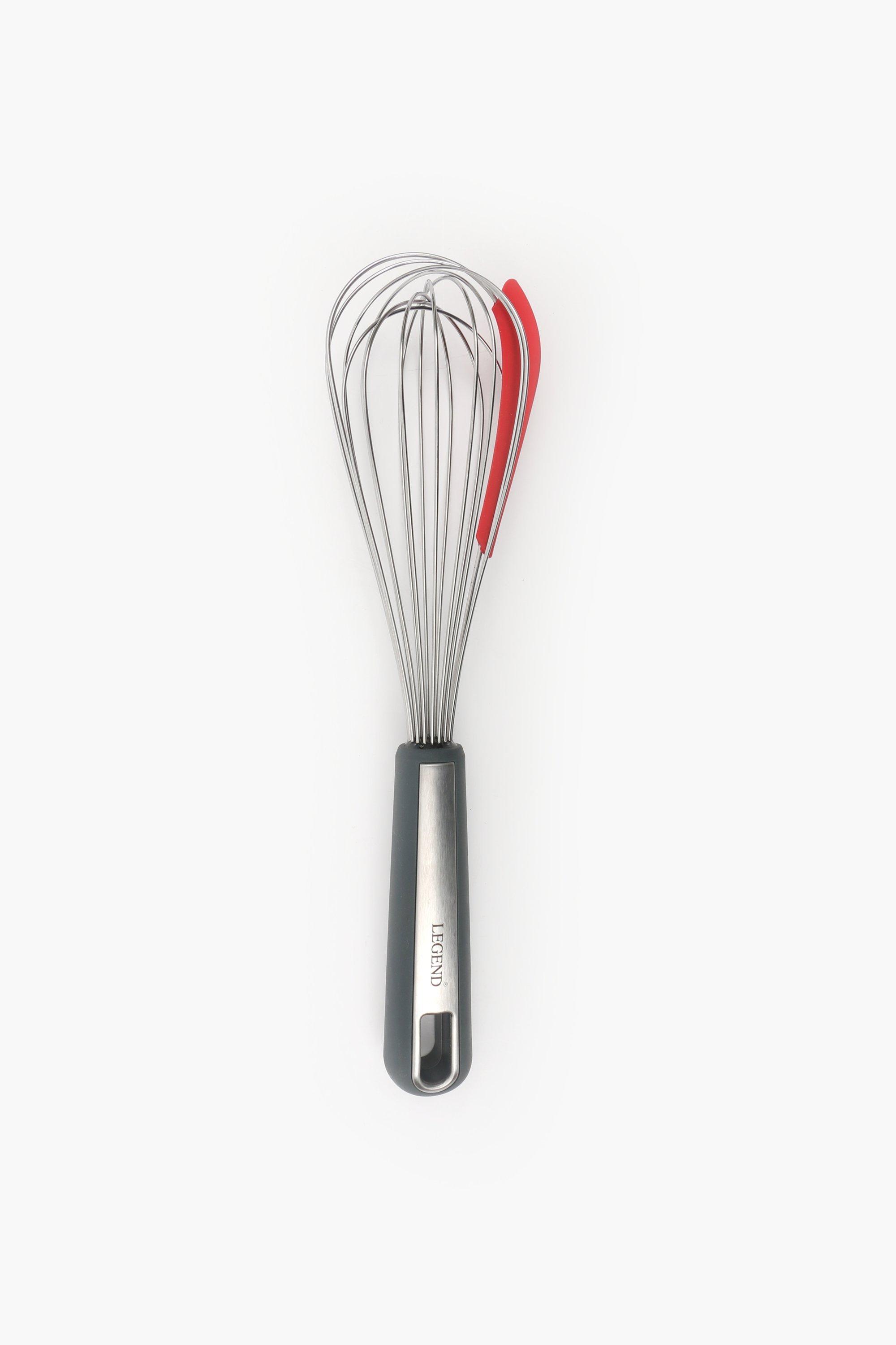 Cuisipro 10 inch Silicone Flat Whisk - Red