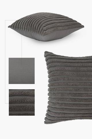 Tufted Stripe Square Scatter Cushion, 60x60cm