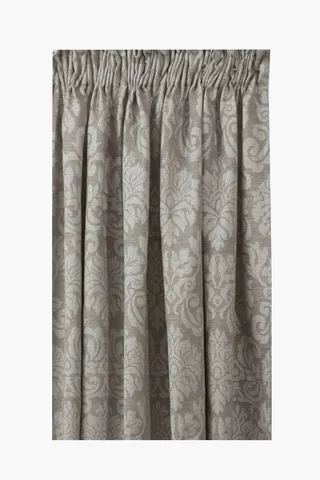 Jacquard Damask Taped Curtain, 230x218cm