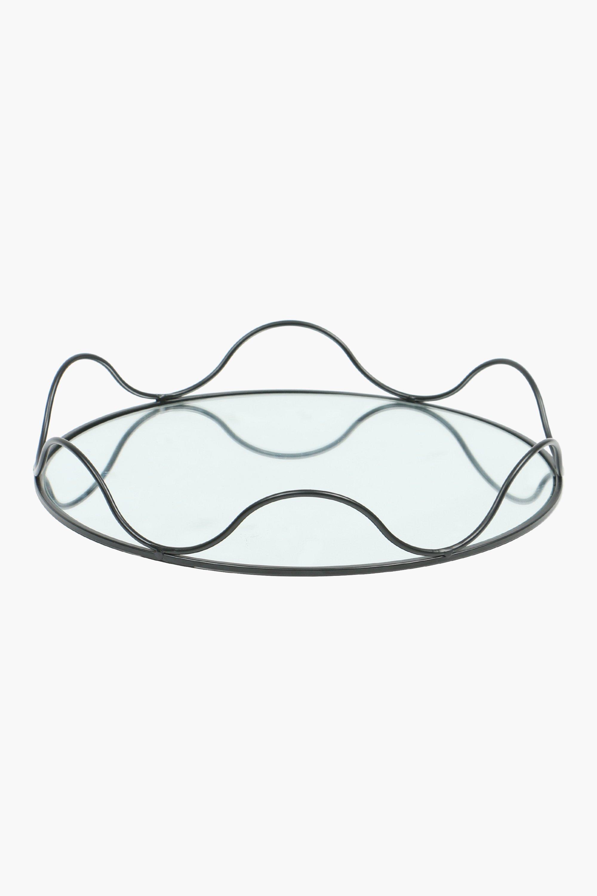 Wave Mirror Tray, 35cm