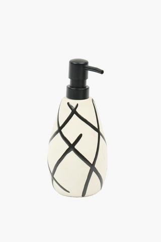 Flint Ceramic Soap Dispenser