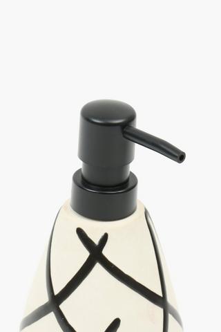 Flint Ceramic Soap Dispenser