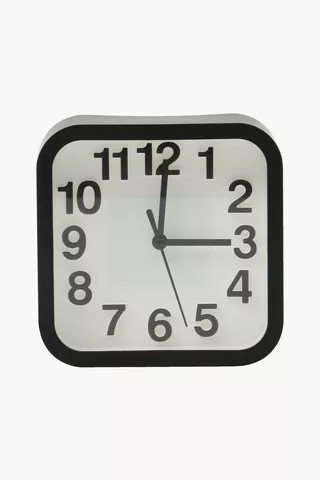 Square Desk Clock, 13cm