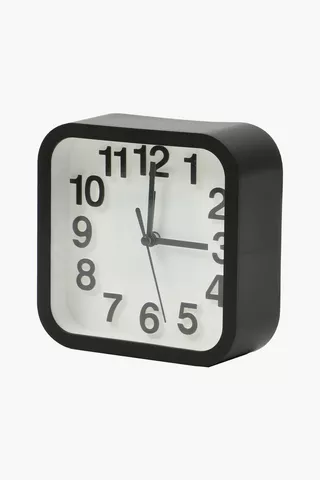Square Desk Clock, 13cm