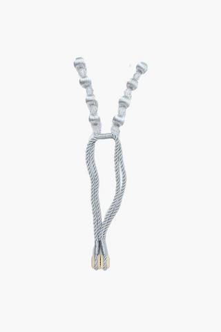 Beaded Rope Magnetic Tie Back
