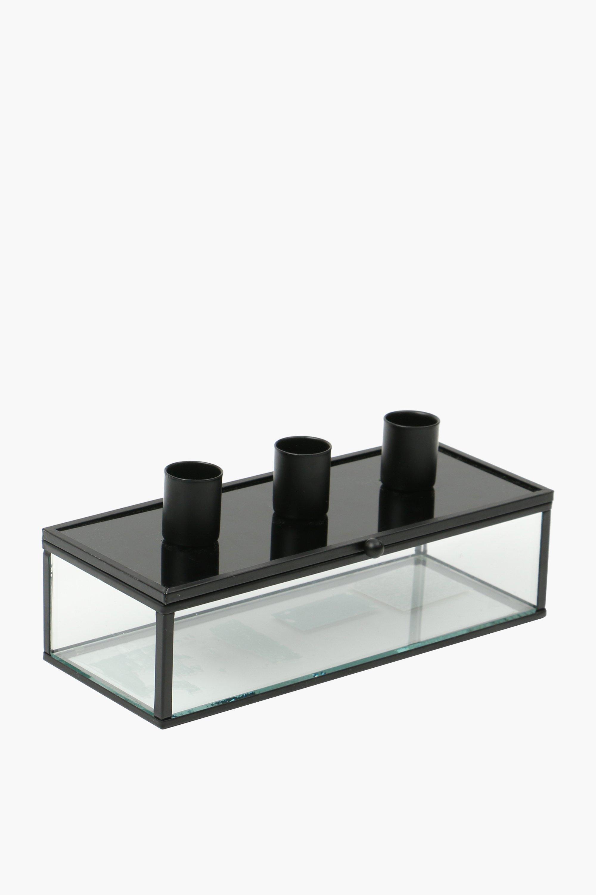 Glass Candle Holder Case, 20x8cm