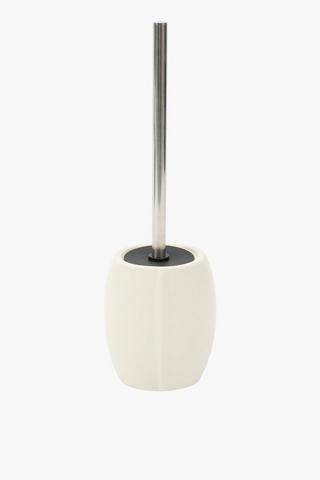 Ceramic Oval Toilet Brush Set