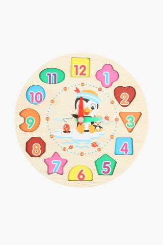 Wooden Learning Clock