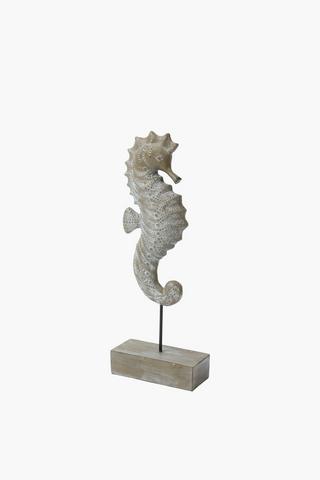 Seahorse On Plinth, 15x38cm