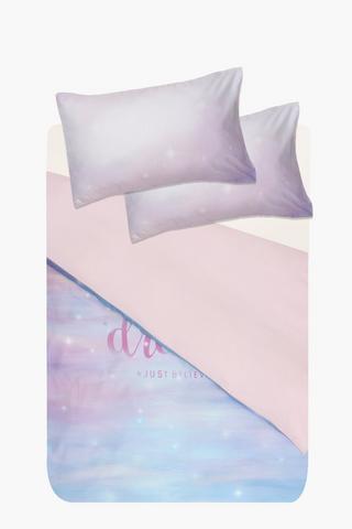 Soft Touch Moonlight Unicorn Duvet Cover Set