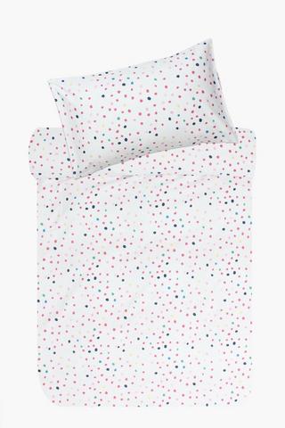 Soft Touch Polka Dot Duvet Cover Set