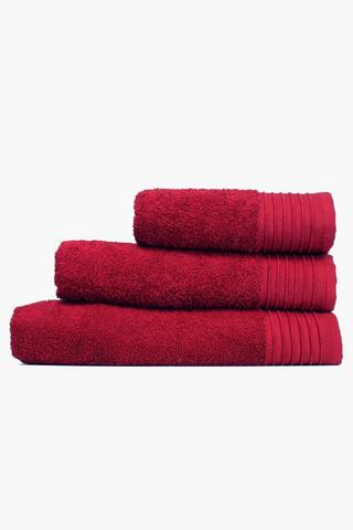 Chenille Border Towel