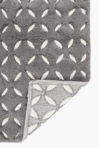 Cotton Flower Bath Mat, 50x80cm