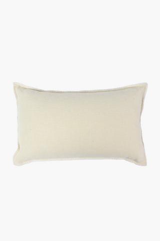 Dobby Woven Stitch Cotton Scatter Cushion, 30x50cm