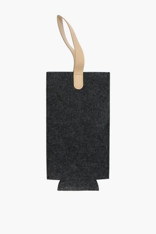 Felt Wine Bottle Bag Single