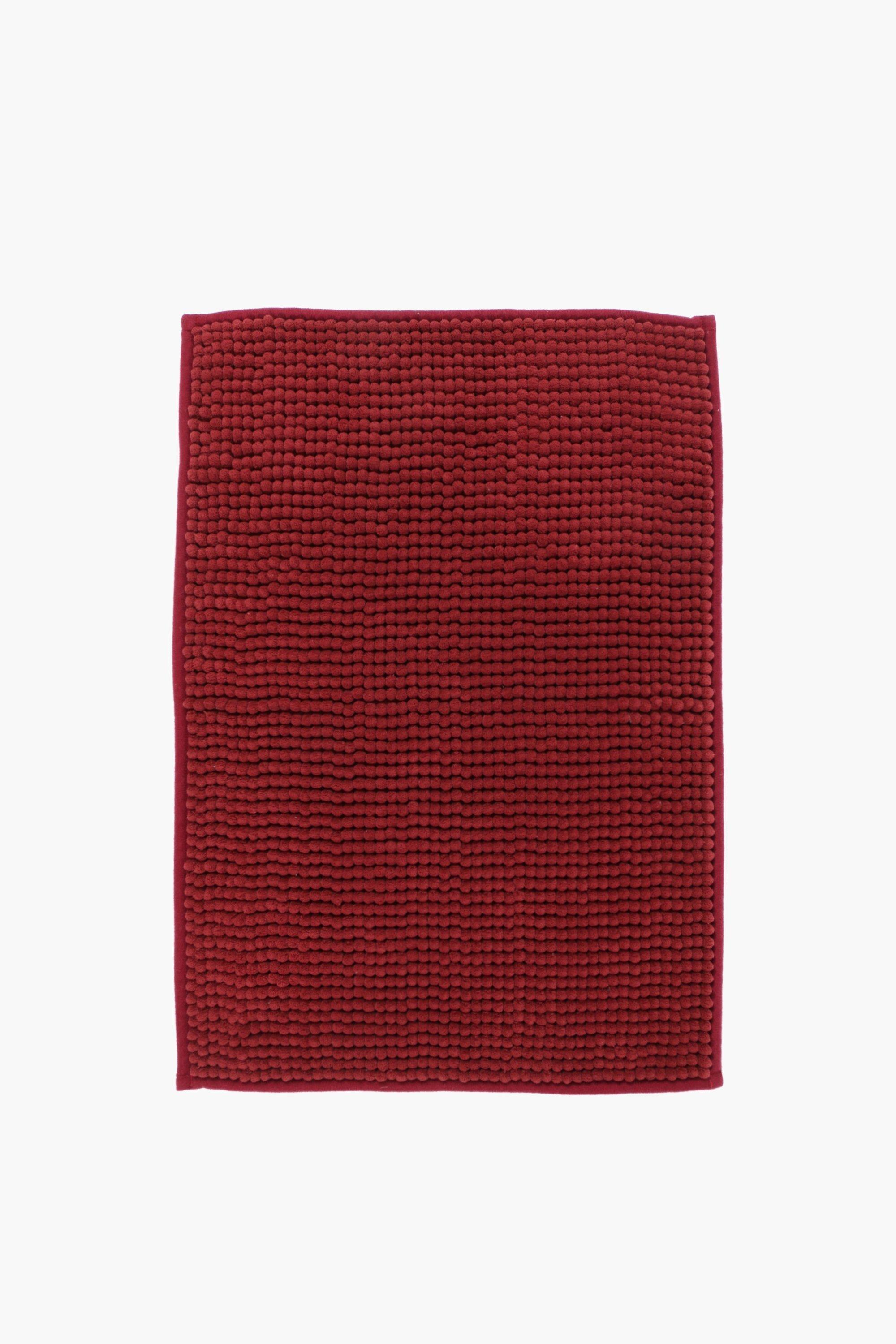 Micro Chenille Bobble Bath Mat, Small