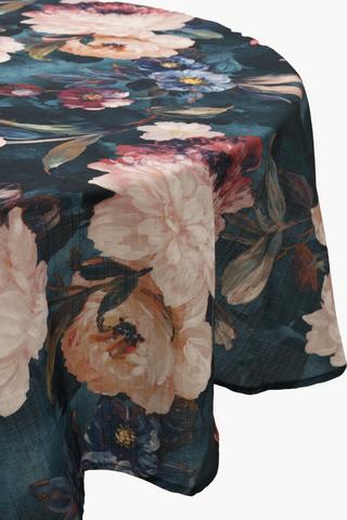 Floral Round Tablecloth, 160cm