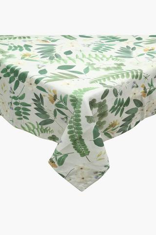 Floral Polyester Tablecloth 135x230cm