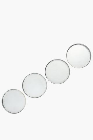 4 Pack Metal Coasters