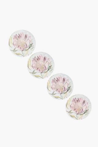 4 Pack Floral Cork Coasters