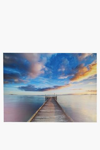 Ocean Jetty Canvas, 90x120cm