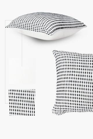 Textured Dot Scatter Cushion, 45x45cm