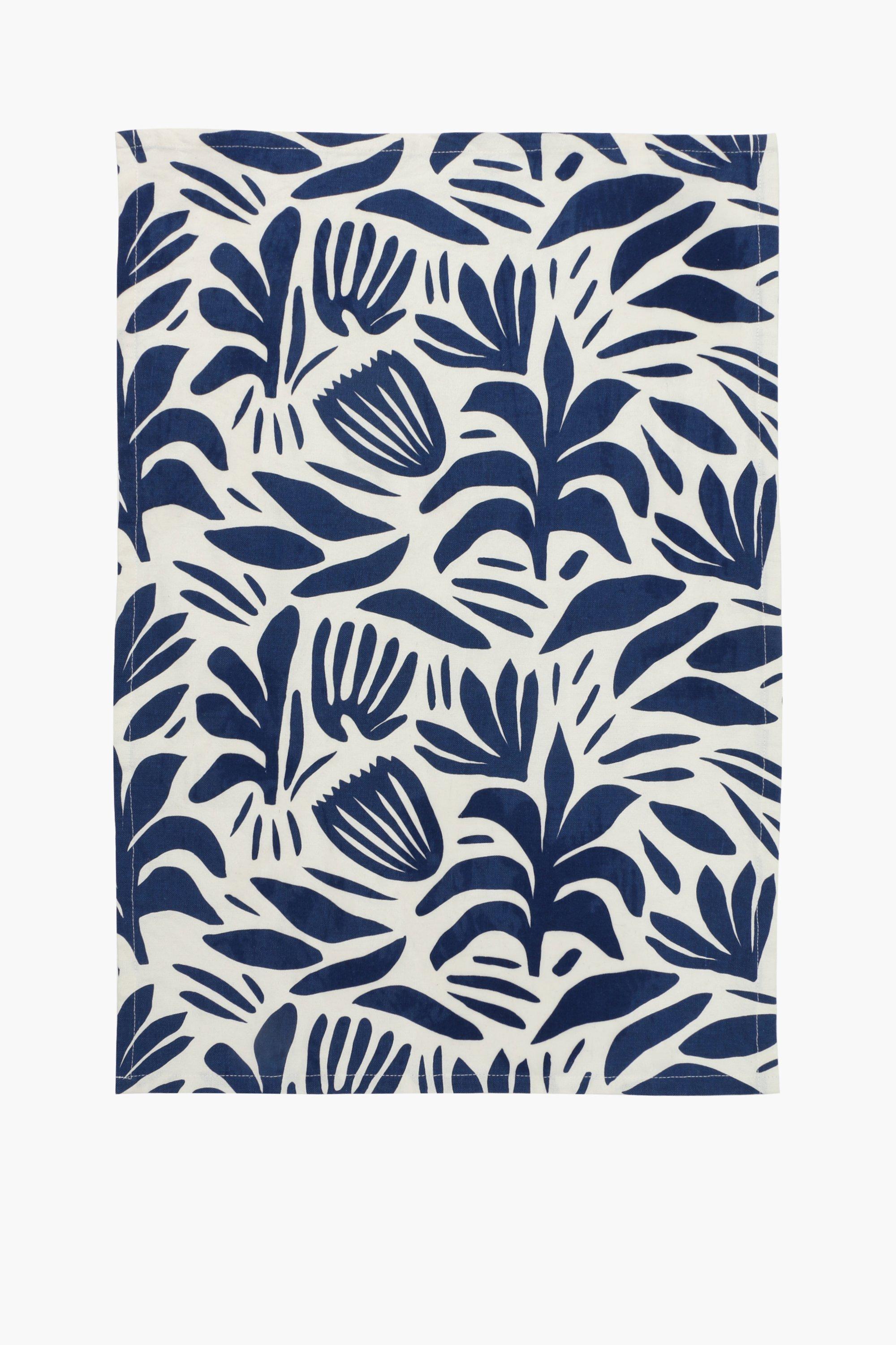 Floral Single Tea Towel