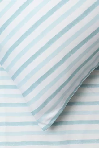 132 Thread Count 2 Pack Classic Stripe Standard Pillowcase