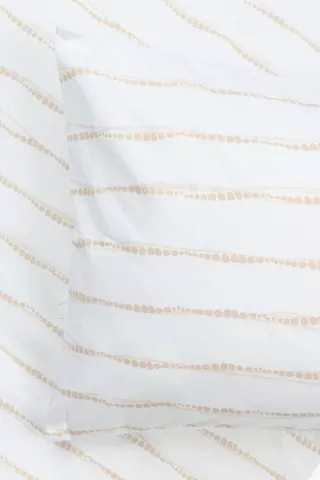 Microfibre Stripe Standard Pillowcase