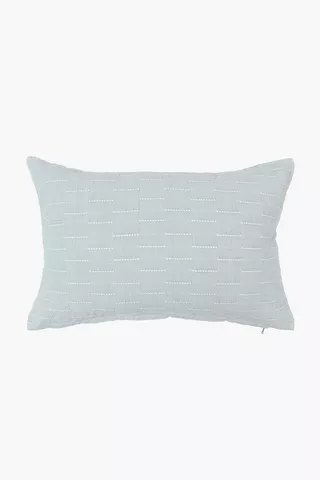 Tufted Fringe Velvet Scatter Cushion, 30x50cm