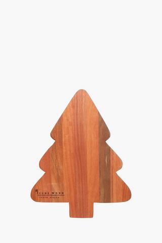 Festive Tree Wooden Server, Large