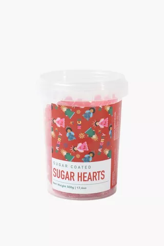 Joyful Sugar Coated Hearts, 500g