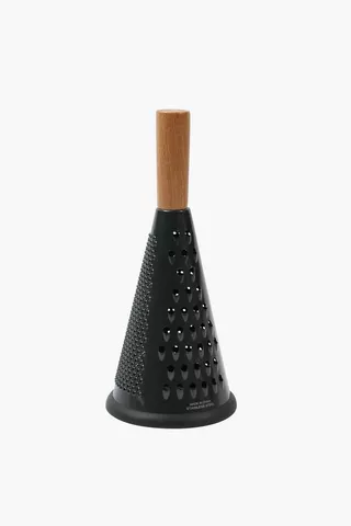 Stainless Steel And Wood Grater
