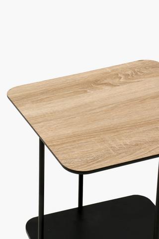 Double Shelf Pedestal